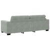 vidaXL 2 Piece Sofa Set with Cushions Light Grey Velvet