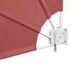 vidaXL Collapsible Balcony Side Awning Terracotta 140x140 cm