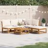 vidaXL 6 Piece Garden Lounge Set with Cushions Solid Wood Acacia