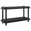 vidaXL Shelving Unit 2-Tier 100 x 40 x 55.5 cm PP Anthracite