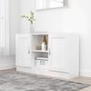vidaXL Sideboard White 120x30,5x70 cm Engineered Wood