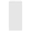 vidaXL Shoe Cabinet White 57x34x76 cm Engineered Wood