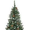 vidaXL Artificial Pre-lit Christmas Tree with Pine Cones 180 cm