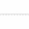 vidaXL Garden Fence with Spear Top Steel 1673x150 cm Black