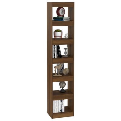 vidaXL Book Cabinet/Room Divider Brown Oak 40x30x198 cm