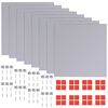 vidaXL Mirror Tile | Set of 8 | High-quality glass | Small | Decorative Inlays