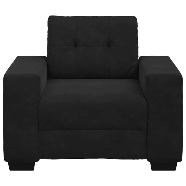 vidaXL Sofa Chair Black 100x78x80 cm Velvet