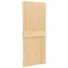 vidaXL Sliding Door with Hardware Set 90x210 cm Solid Pine Wood