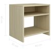 vidaXL Bedside Cabinets 2 pcs Sonoma Oak 40x30x40 cm Engineered Wood