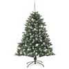 vidaXL Artificial Christmas Tree with 150 LEDs with Stand Green 150 cm