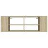 vidaXL Wall-Mounted TV Cabinet Sonoma Oak 102x35x35 cm Engineered Wood