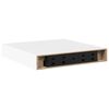vidaXL Floating Wall Shelves 4 pcs White 23x23,5x3,8 cm MDF