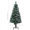 vidaXL Artificial Pre-lit Christmas Tree with Ball Set&Pinecones 150 cm