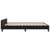 vidaXL Bed Frame without Mattress Black 137x187 cm Double Velvet