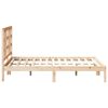vidaXL Bed Frame without Mattress 135x190 cm Double Solid Wood