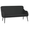 vidaXL Bench Black 110x76x80 cm Faux Leather