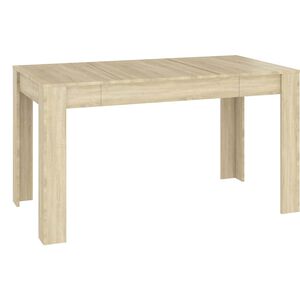 vidaXL Dining Table | Sonoma Oak | Engineered Wood | Medium | Simple