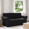 vidaXL Sofa 140cm Black Metal
