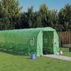 vidaXL Greenhouse with Steel Frame Green 24 m&sup2; 12x2x2 m