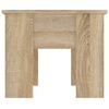 vidaXL Coffee Table Sonoma Oak 79x49x41 cm Engineered Wood