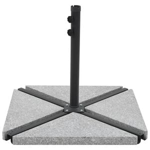 vidaXL Umbrella Weight Plate | Grey | Granite | Medium | Heavy Weight Endurance