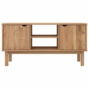vidaXL TV Cabinet "OTTA" 113,5x43x57 cm Solid Wood Pine