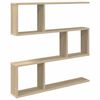 vidaXL Wall Shelf Sonoma Oak 80 x 12 x 79.5 cm Engineered Wood