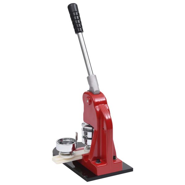 vidaXL Badge Maker Machine with Circle Cutter 37 mm