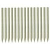 vidaXL Pointed Fence Posts 15 pcs Impregnated Pinewood 4x150 cm
