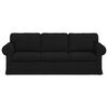 vidaXL Sofa 180cm Black Metal