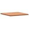 vidaXL Table Top 60x60x2.5 cm Square Solid Wood Beech