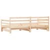 vidaXL Daybed with Trundle without Mattress 90x190 cm Single Solid Wood