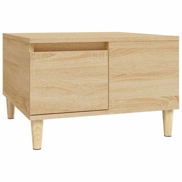 vidaXL Coffee Table Sonoma Oak 55x55x36.5 cm Engineered Wood