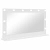 vidaXL Vanity Mirror White 100 x 55 x 18 cm Glass and Engineered wood