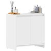 vidaXL Bathroom Cabinet High Gloss White 60x33x61 cm Engineered Wood
