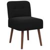 vidaXL Slipper Chair Black Velvet