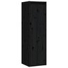vidaXL TV Cabinets 4 pcs Black Solid Wood Pine