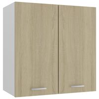 vidaXL Hanging Cabinet Sonoma Oak 60x31x60 cm Engineered Wood