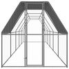 vidaXL Chicken Cage 2x10x2 m Galvanised Steel