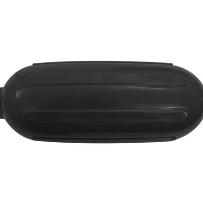 vidaXL Boat Fender 4 pcs Black 41x11.5 cm PVC