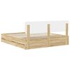 vidaXL Bed Frame with Drawer Sonoma Oak 180 x 200 cm Engineered Wood