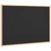 vidaXL Chalkboard with Solid Pine Wood Frame Black 80x55 cm