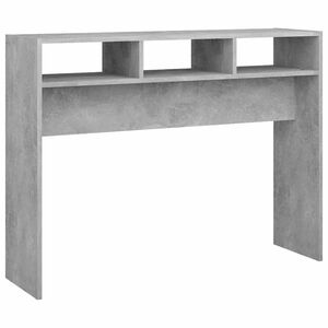 vidaXL Console Table Concrete Grey 105x30x80 cm Engineered Wood