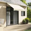 vidaXL Retractable Awning Cream 250x150 cm Fabric and Steel