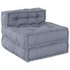 vidaXL Modular Sofa Unit Grey 70 x 70 x 56 cm Fabric