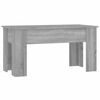 vidaXL Coffee Table Grey Sonoma 101x49x52 cm Engineered Wood