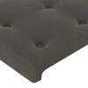 vidaXL Headboards 2 pcs Dark Grey 100 cm Velvet