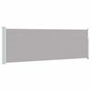 vidaXL Patio Retractable Side Awning 100x300 cm Grey