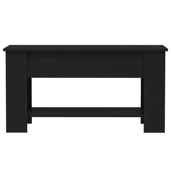 vidaXL Coffee Table Black 101x49x52 cm Engineered Wood