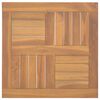 vidaXL Square Table Top 50x50x2.5 cm Solid Wood Teak